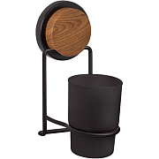 Стакан в ванную FIXSEN Magic Wood FX-46006 чёрный матовый