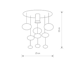 Светильник потолочный Nowodvorski Salva 5422 35Вт GU10