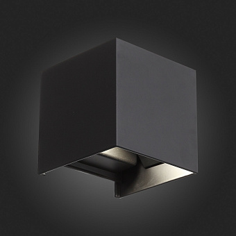 Светильник фасадный ST Luce STAFFA SL560.401.02 6Вт IP54 LED чёрный