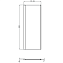 Реверсивная фиксированная панель 80 см Ideal Standard I.Life L T4863EO