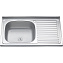 Мойка кухонная MELANA 8050 076 ta L (*20) 80х50см хром