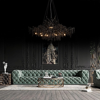 Люстра подвесная Loft It Bijout 10067/1250 BK 60Вт 12 лампочек G9