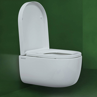 Унитаз подвесной BERGES EGO 082122 безободковый с микролифтом