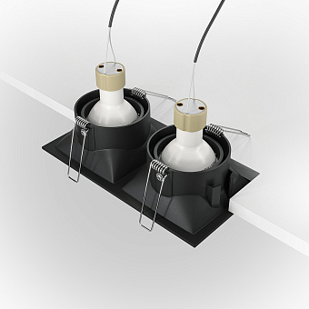 Светильник точечный встраиваемый Maytoni Dot DL029-2-02B 50Вт GU10