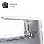 Смеситель для раковины AM-PM Joy F85E02100 хром