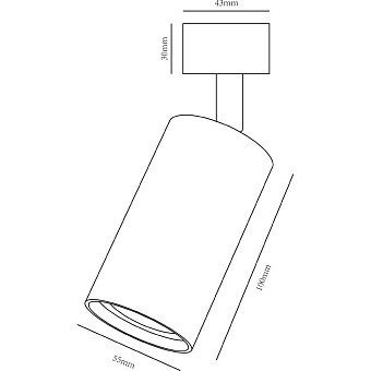 Трековый светильник Arte Lamp RIDGE A1518PL-1WH 35Вт GU10 прозрачный для однофазного трека