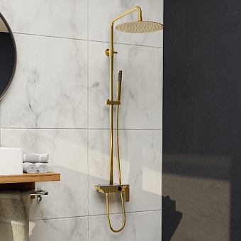 Душевая система RGW Shower Panels 51140133-06 SP-33G золото