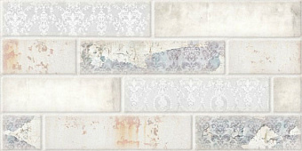 Настенная плитка BERYOZA CERAMICA Брик 232533 декупаж микс 30х60см 1,62кв.м.