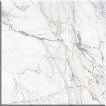 Напольная плитка BERYOZA CERAMICA Briere 593274 белый 41,8х41,8см 1,4кв.м. глянцевая
