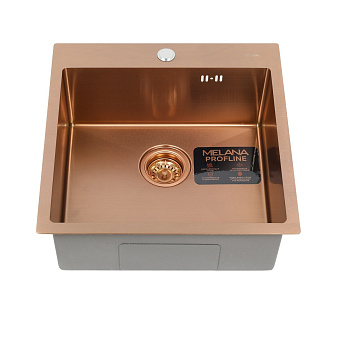 Мойка кухонная MELANA ProfLine D5050HC 50х50см бронза