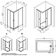 Угловое ограждение AM-PM X-Joy W94G-403-12090-MТ 190х118,4см стекло прозрачное