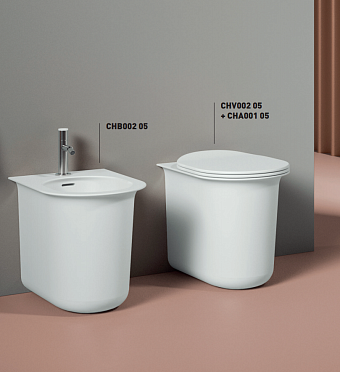Унитаз приставной ArtCeram CHIC CHV002 05 00 без сиденья