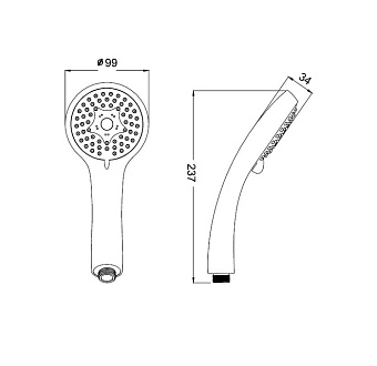 Ручной душ IDDIS Optima Home A11631 хром