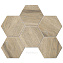 Керамическая мозаика ESTIMA DAINTREE Mosaic/DA02_NS/25x28,5x10/Hexagon Heagon Rusty Beige 25х28,5см 0,071кв.м.
