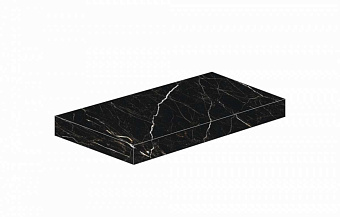 Плитка для ступеней Atlas Concord Россия Allure 620070001774 Imperial Black Scalino Angolare Sx 33х80см 0,528кв.м. матовая