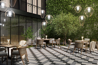 Матовый керамогранит KERAMA MARAZZI Фреджио SG1597N серый светлый матовыйx 20х20см 0,92кв.м.