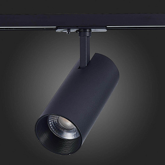 Трековый светильник ST Luce MONO ST350.446.30.36 30Вт LED матовый чёрный для однофазного трека
