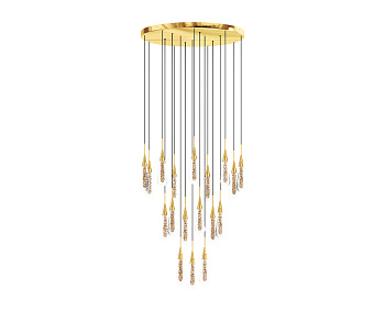 Люстра подвесная KINK Light Гутта 07861-18A,33 54Вт 18 лампочек LED