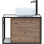 Тумба под раковину подвесная AQUANET Nova Lite Loft 261657 44х75х51,8см