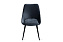 Кухонный стул поворотный AERO 50х53х84см велюр/сталь Dark Blue