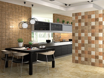 Настенная плитка MAINZU Tribeca PT02443 HAYA 15х15см 0,5кв.м. матовая/рельефная