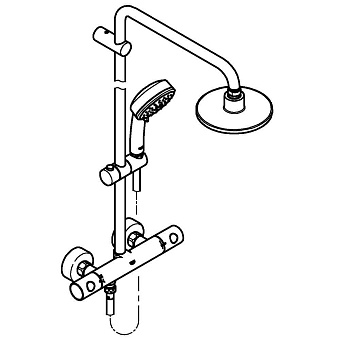 Душевая система GROHE Tempesta New 27922000 хром