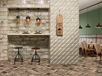 Декор MAINZU Atelier PT02707 Arquitect White 30х15см 0,99кв.м.