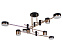 Люстра KINK Light Милли 07653-8 96Вт 8 лампочек LED