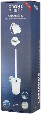 Набор аксессуаров для ванной GROHE Essentials 40407001 хром 3 предметов
