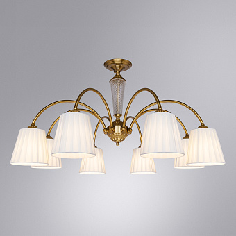 Люстра потолочная Arte Lamp GRACIE A7301PL-8PB 40Вт 8 лампочек E14