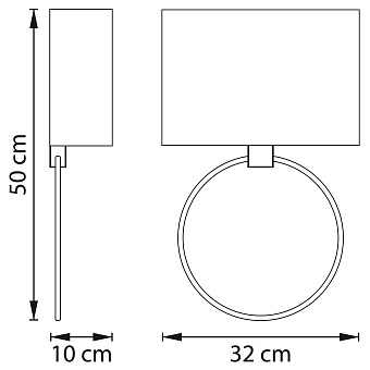Бра Lightstar Regolo 713623 40Вт E14