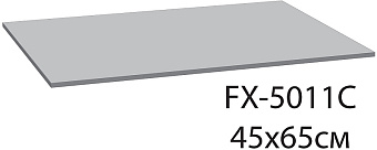 Коврик для ванной FIXSEN Dony FX-5011C 45х65см белый/синий