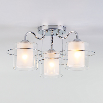 Люстра потолочная Eurosvet Darcy 30160/3 хром 40Вт 3 лампочек E27