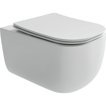 Унитаз подвесной Ceramica Nova NOEL CN3013 безободковый с микролифтом