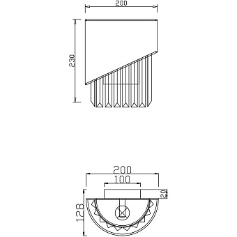 Бра Freya Eclipse FR5170WL-01N 40Вт E14