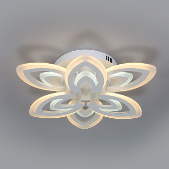 Светильник потолочный Eurosvet Floritta 90227/6 белый 77Вт LED