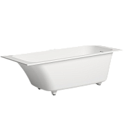 Ванна каменная SALINI ORLANDO 102122M S-Stone матовая 180х80см встраиваемая