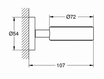 Держатель туалетной бумаги GROHE Essentials 40369GL1 золото