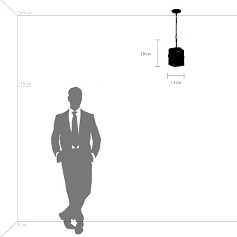 Светильник подвесной Lightstar Novara 713217 40Вт E14