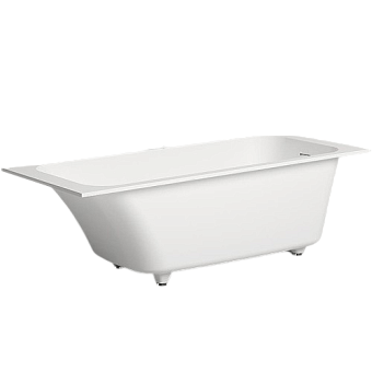Ванна каменная SALINI ORLANDO 102122M S-Stone матовая 180х80см встраиваемая