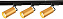 Трековый светильник Favourite Imago 4019-3U 30Вт GU10 LED белый для однофазного трека