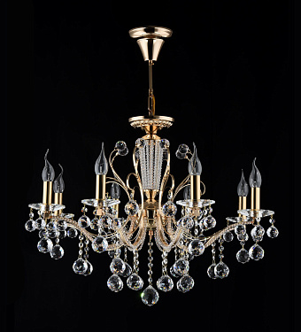 Люстра подвесная Freya Marlin FR1130-PL-08-G 40Вт 8 лампочек E14