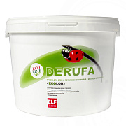 Краска для стен и потолков латексная DERUFA Ecolor Белый основа A 2,7л