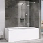 Стеклянная шторка на ванну Abber Ewiges Wasser AG51120 140х120см