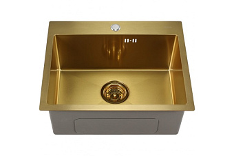 Мойка кухонная MELANA ProfLine D5343HG 53х43см золото