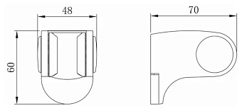 Держатель для душа LEMARK LM8083C хром