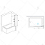 Стеклянная шторка на ванну RGW Screens SC-53 150х80см
