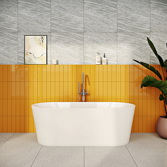 Ванна акриловая VITRA Geo 65380006000 180х80см отдельностоящая