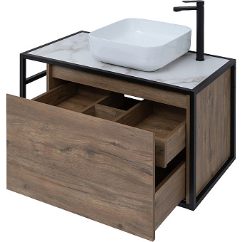 Тумба под раковину подвесная AQUANET Nova Lite Loft 261659 44х90х51,8см