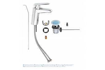 Смеситель для раковины GROHE Eurodisc Cosmopolitan 33190002 хром